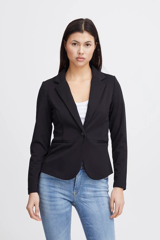 Ichi Kate Blazer- Black