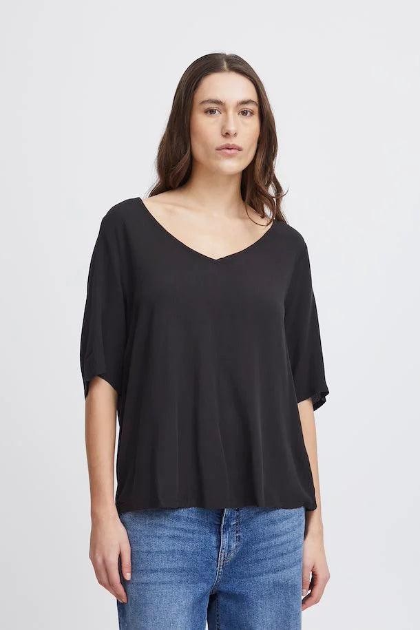 Ichi IHMarrakech Top - Black