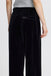 Ichi Velvetty Trousers- Black