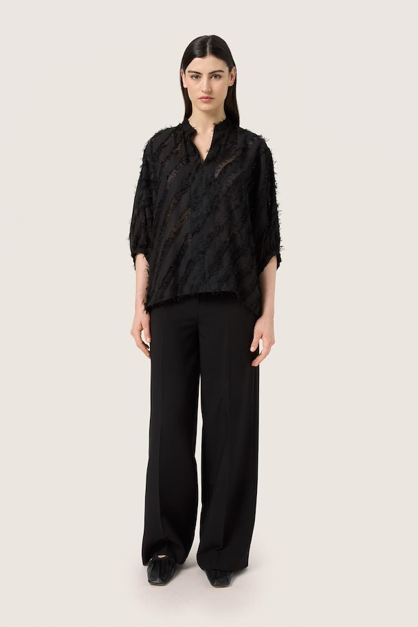 Soaked In Luxury Colete Amily Blouse- Black