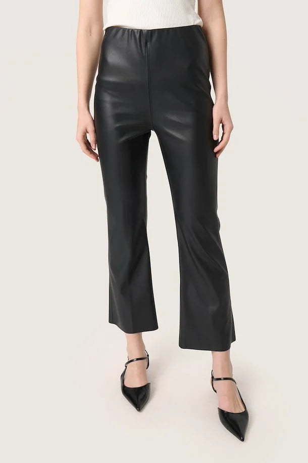 Soaked In Luxury Kaylee KickFlare Pants- Black