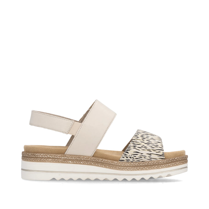 Remonte Wedge Sandal-Beige D0Q59-60