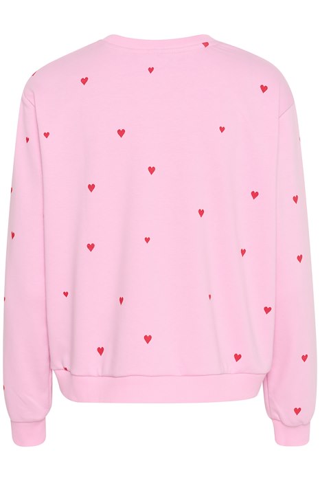 Saint Tropez Dagna Sweater- Bonbon Flame Hearts