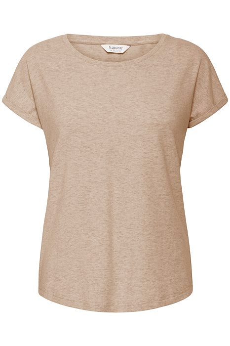 BYoung Pamila T-Shirt- Roasted Cashew Melange