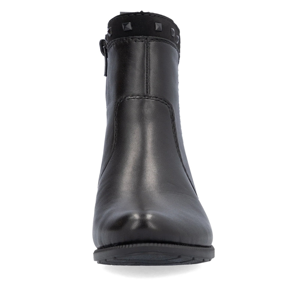 78657-00 Rieker Black Heel Boots
