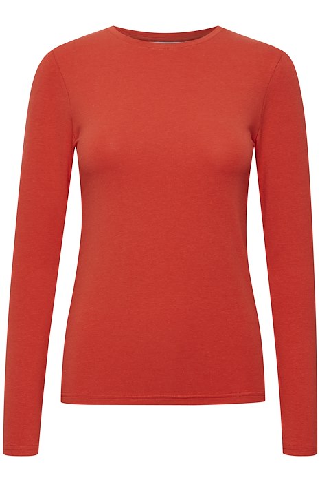 BYoung Pamila Long Sleeved TShirt Jersery- Aurora Red