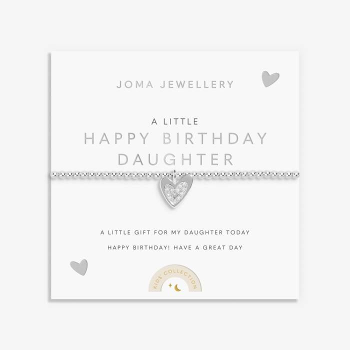 Joma Jewellery Children's A Little Happy Birthday Daughter Bracelet