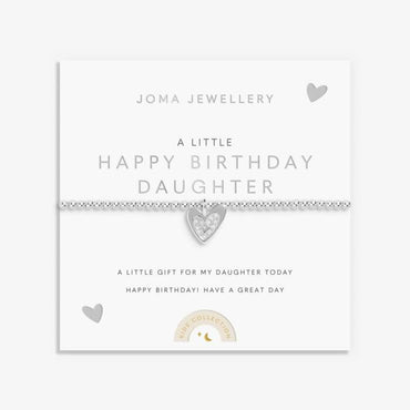 Joma Jewellery Children's A Little Happy Birthday Daughter Bracelet