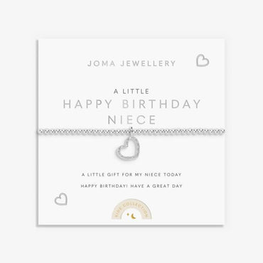 Joma Jewellery Children's A Little Happy Birthday Niece Bracelet