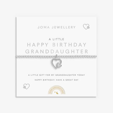 Joma Jewellery Children's A Little Happy Birthday Granddaughter Bracelet