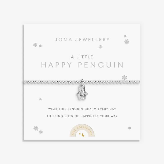 Joma Jewellery Children's A Little Happy Penguin Bracelet
