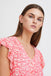 Ichi Vera Dress - Calypso Coral Ikat Aop