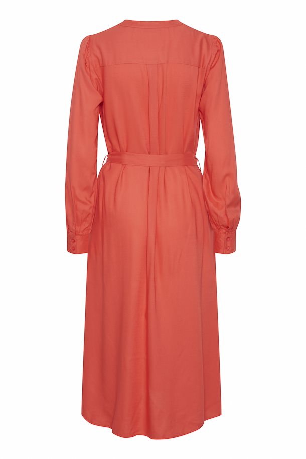 B.Young Josa Long Shirt Dress - Cayenne