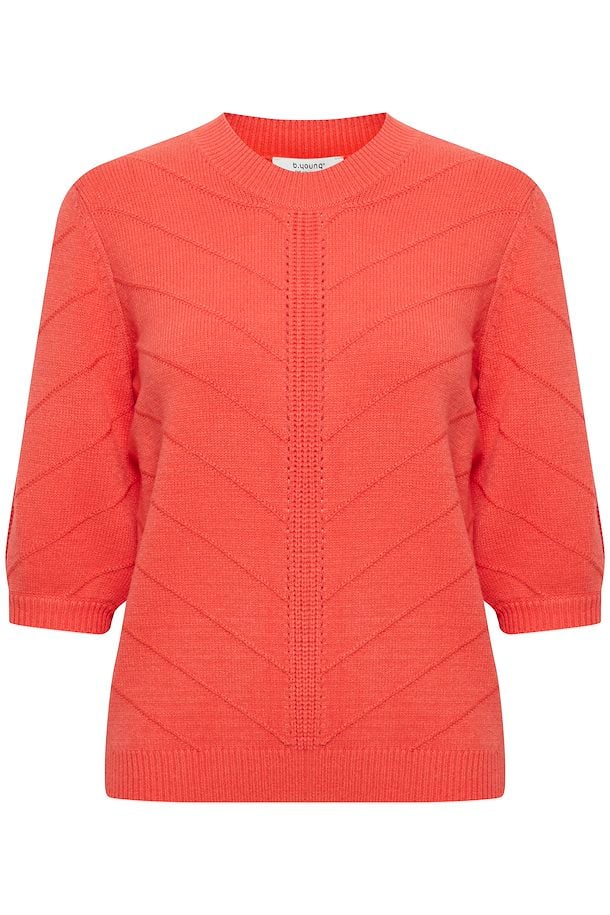 BYoung Manina Short Sleeved Pullover - Cayenne