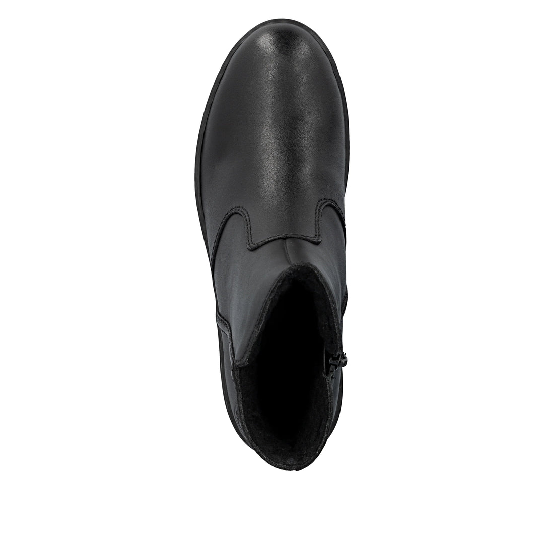 X9165-01 Rieker Black Ankle Boot