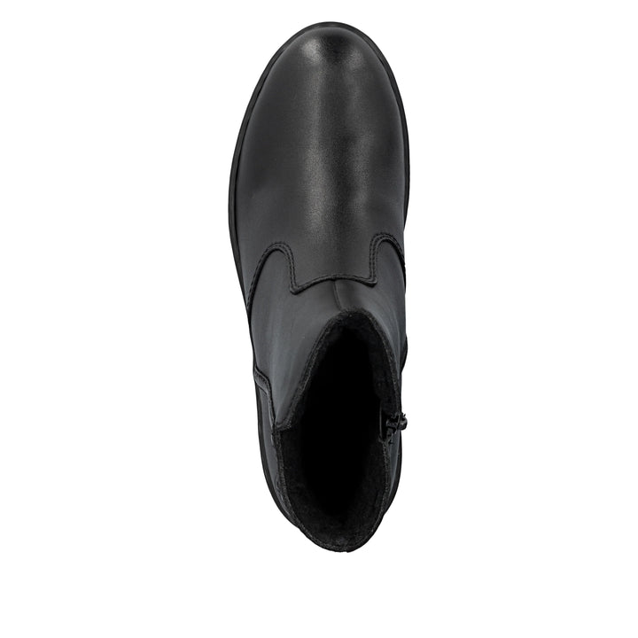 X9165-01 Rieker Black Ankle Boot