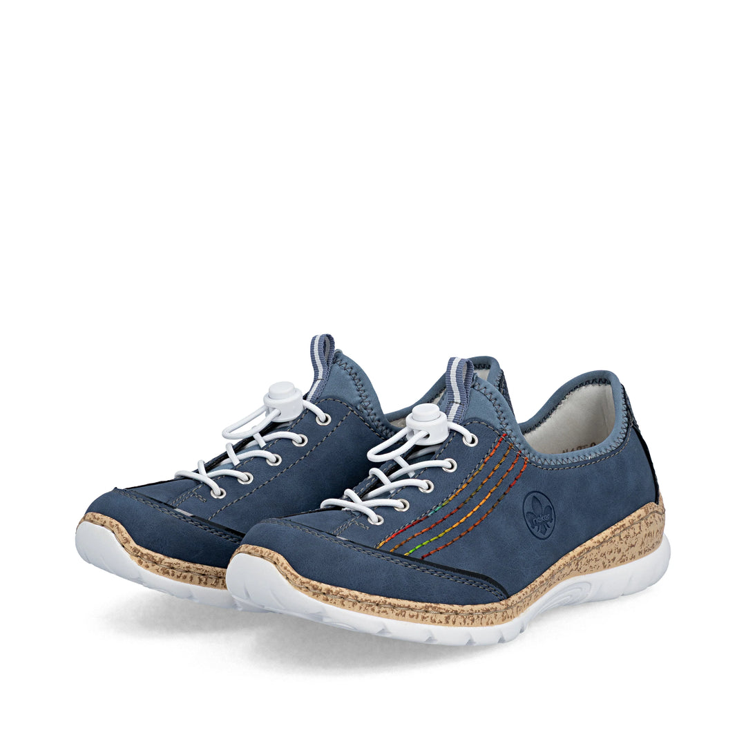 Rieker Slip-on Shoe - Blue | N42T0-14