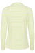 Kaffe Liddy Top- Striped lettuce green