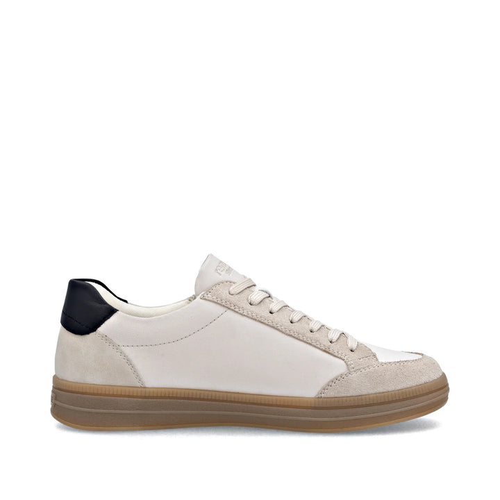 Remonte Beige Combination Zip Up Trainers D2C04-62