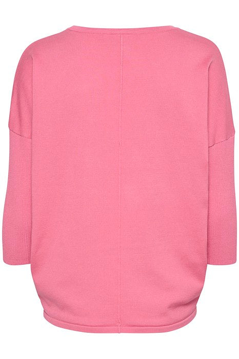 Saint Tropez MilaSZ R-Neck Pullover -  Chateau Rose