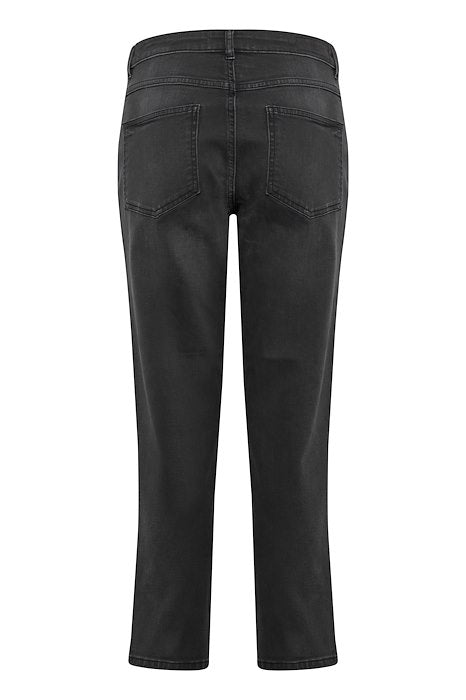 Ichi Twiggy Raven Jeans- Washed Grey