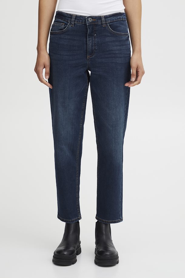 Ichi Twiggy Raven Jeans - Dark Blue