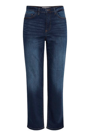 Ichi Twiggy Raven Jeans - Dark Blue