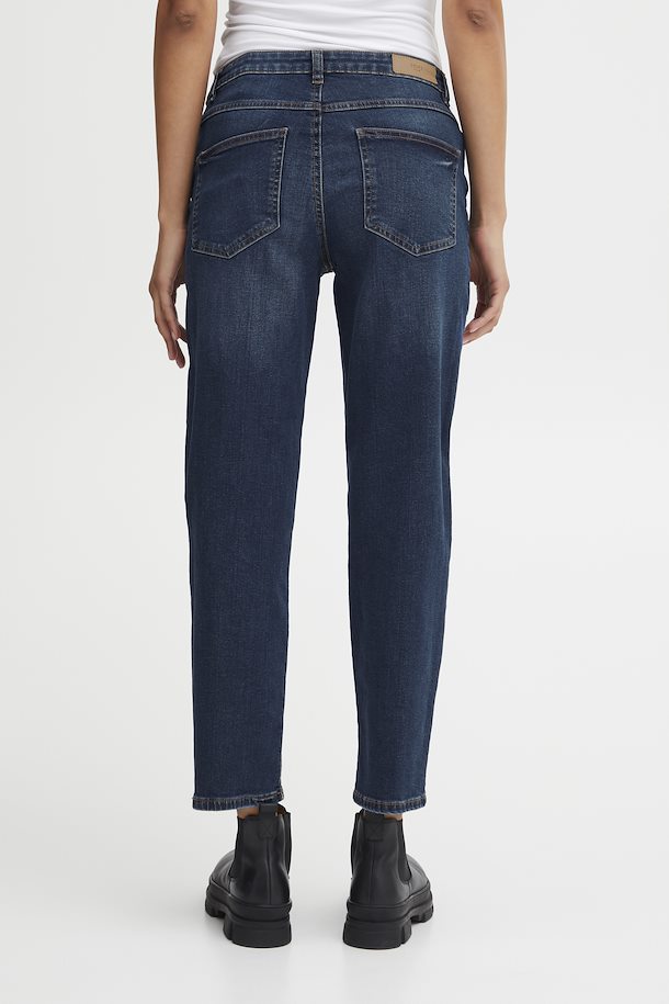 Ichi Twiggy Raven Jeans - Dark Blue