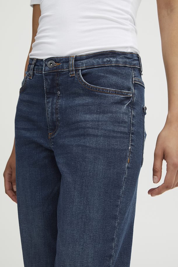 Ichi Twiggy Raven Jeans - Dark Blue