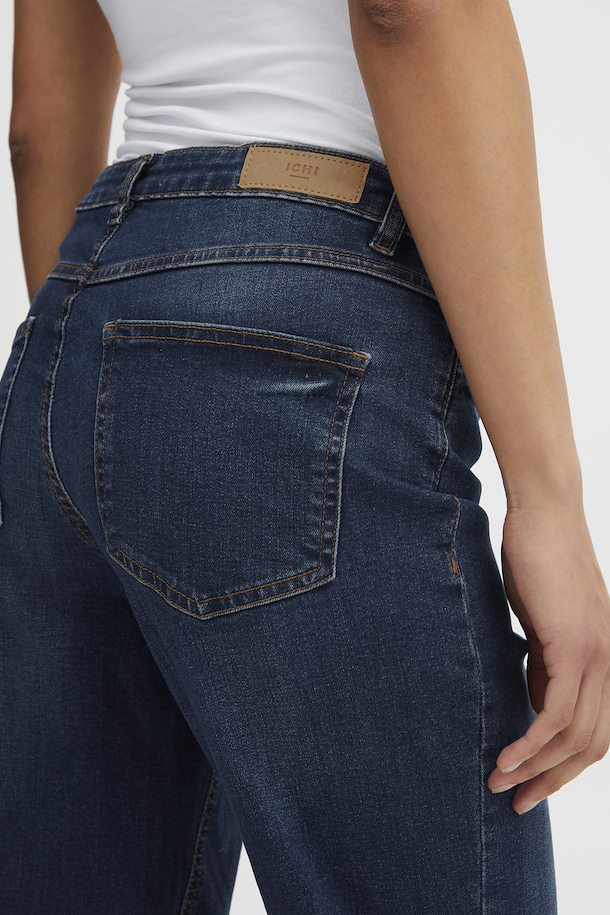 Ichi Twiggy Raven Jeans - Dark Blue