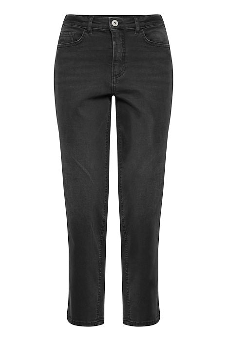 Ichi Twiggy Raven Jeans- Washed Grey