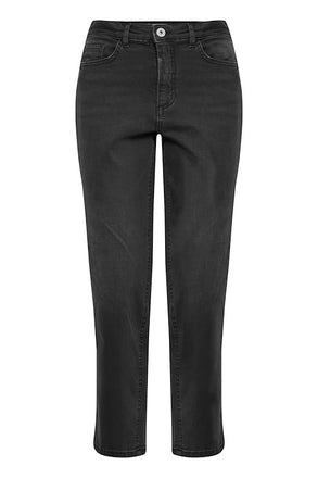 Ichi Twiggy Raven Jeans- Washed Grey