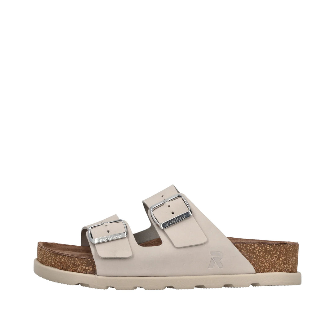 Rieker Mule Sandals- Grey V3190-40