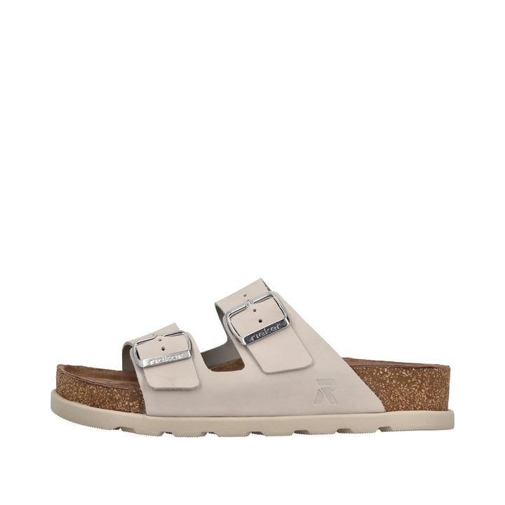 Rieker Mule Sandals- Grey V3190-40