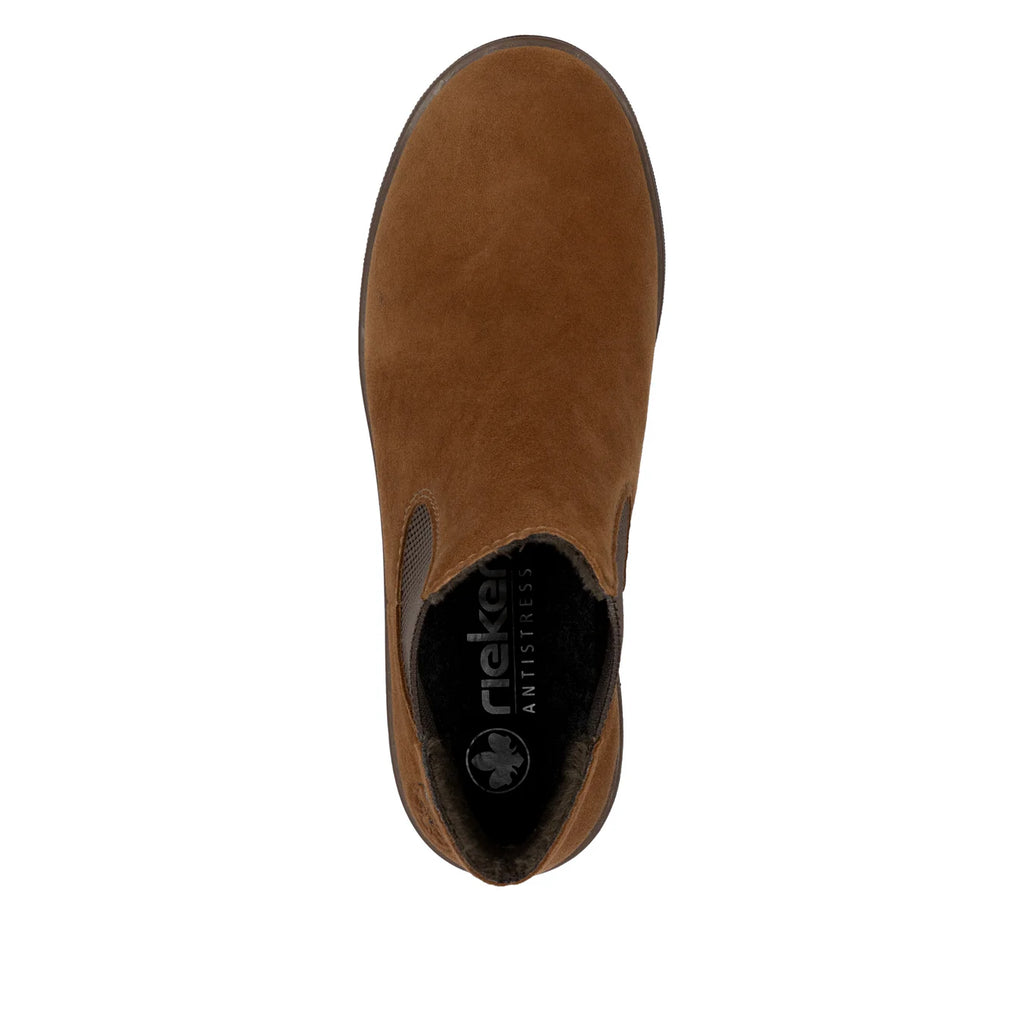 Rieker Brown Elsaticated Boots - 79265-22