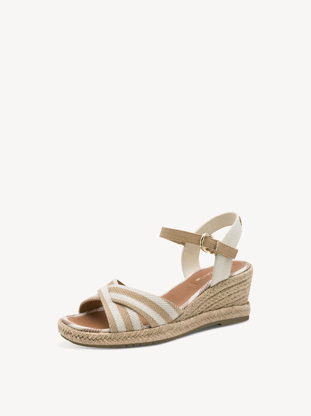 Tamaris Heeled Sandal- Beige