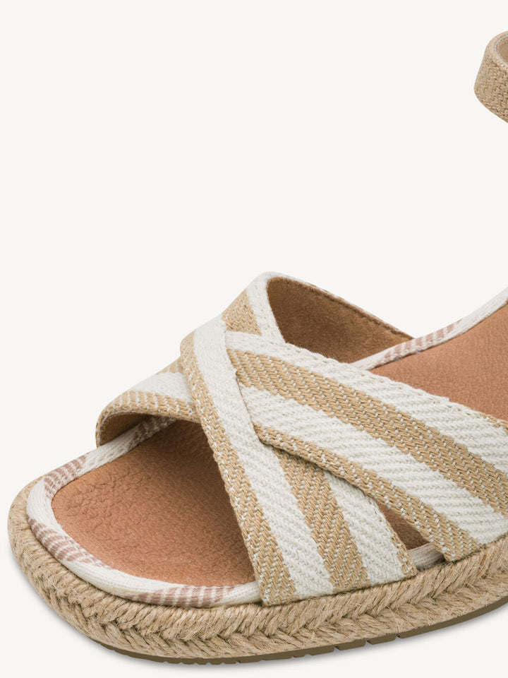 Tamaris Heeled Sandal- Beige