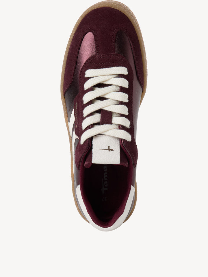 Tamaris Leather Sneaker - Burgady