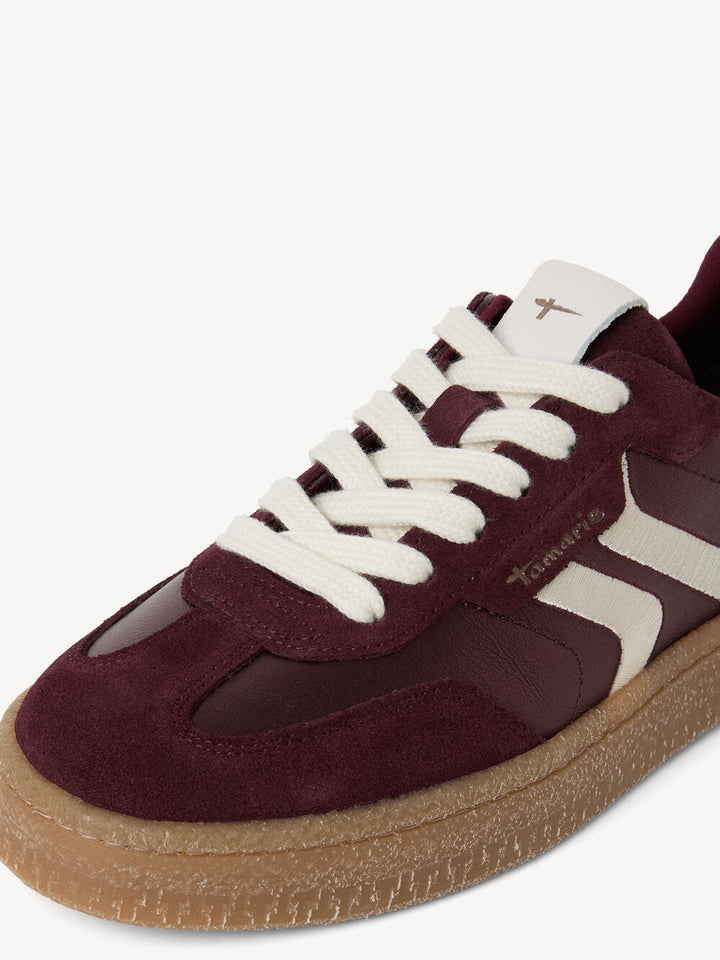 Tamaris Leather Sneaker - Burgady