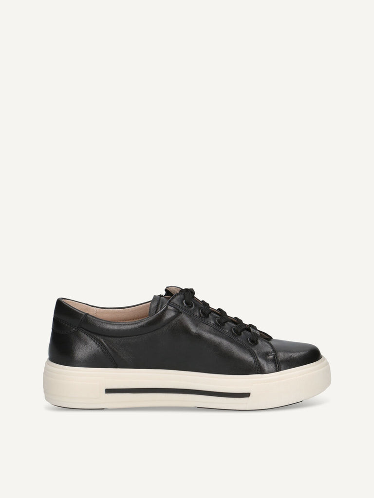 Caprice Platform Trainer- Black Nappa