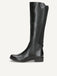 Caprice Knee High Flat boot XL Shaft- Black Combination
