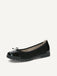 Caprice Ballerina Shoes- Black suede