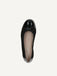 Caprice Ballerina Shoes- Black suede