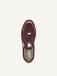 Caprice Everyday Leather Trainer- Burgundy/Gold