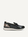 Caprice Wedge Loafers- Black Naplak