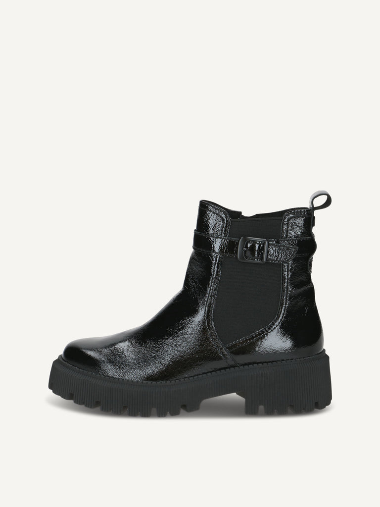 Caprice Black Naplak Boot- Black