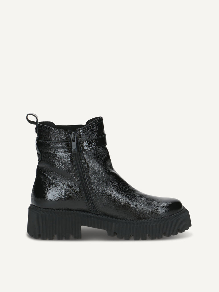 Caprice Black Naplak Boot- Black