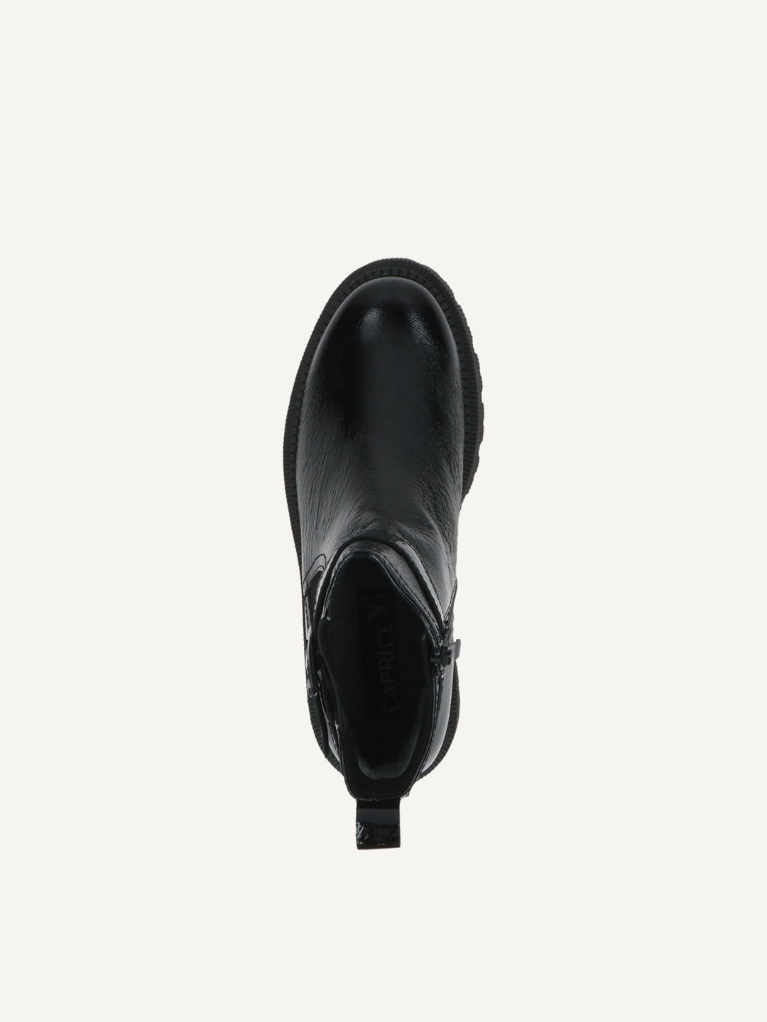 Caprice Black Naplak Boot- Black