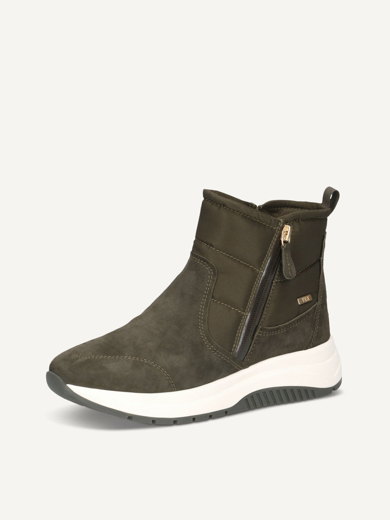 Caprice Khaki Comb Bootie