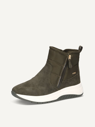 Caprice Khaki Comb Bootie